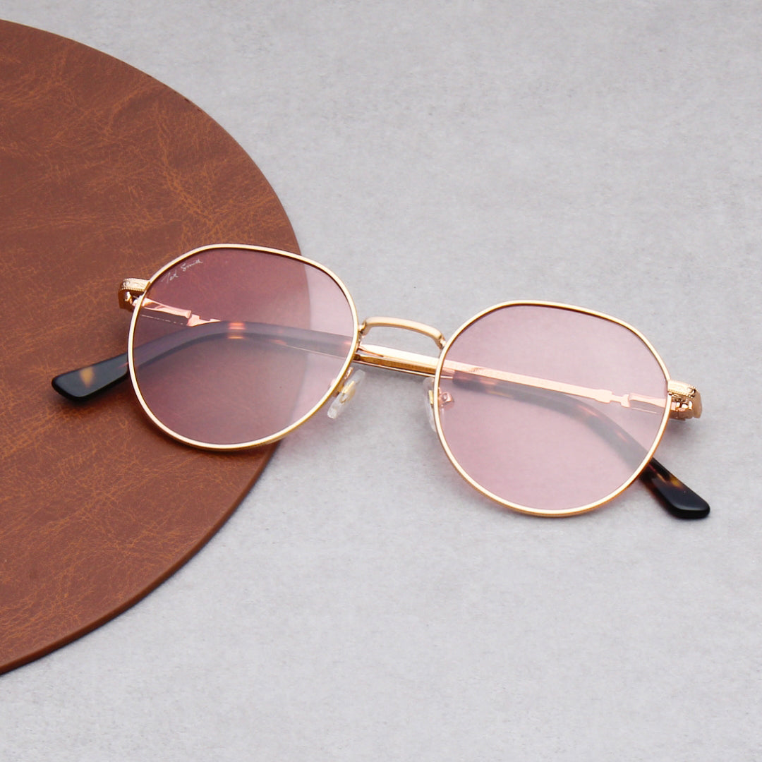 SUN-CHRISTOS | ROUND FULL RIM SUNGLASSES IN METAL (IN 4 COLOURS)