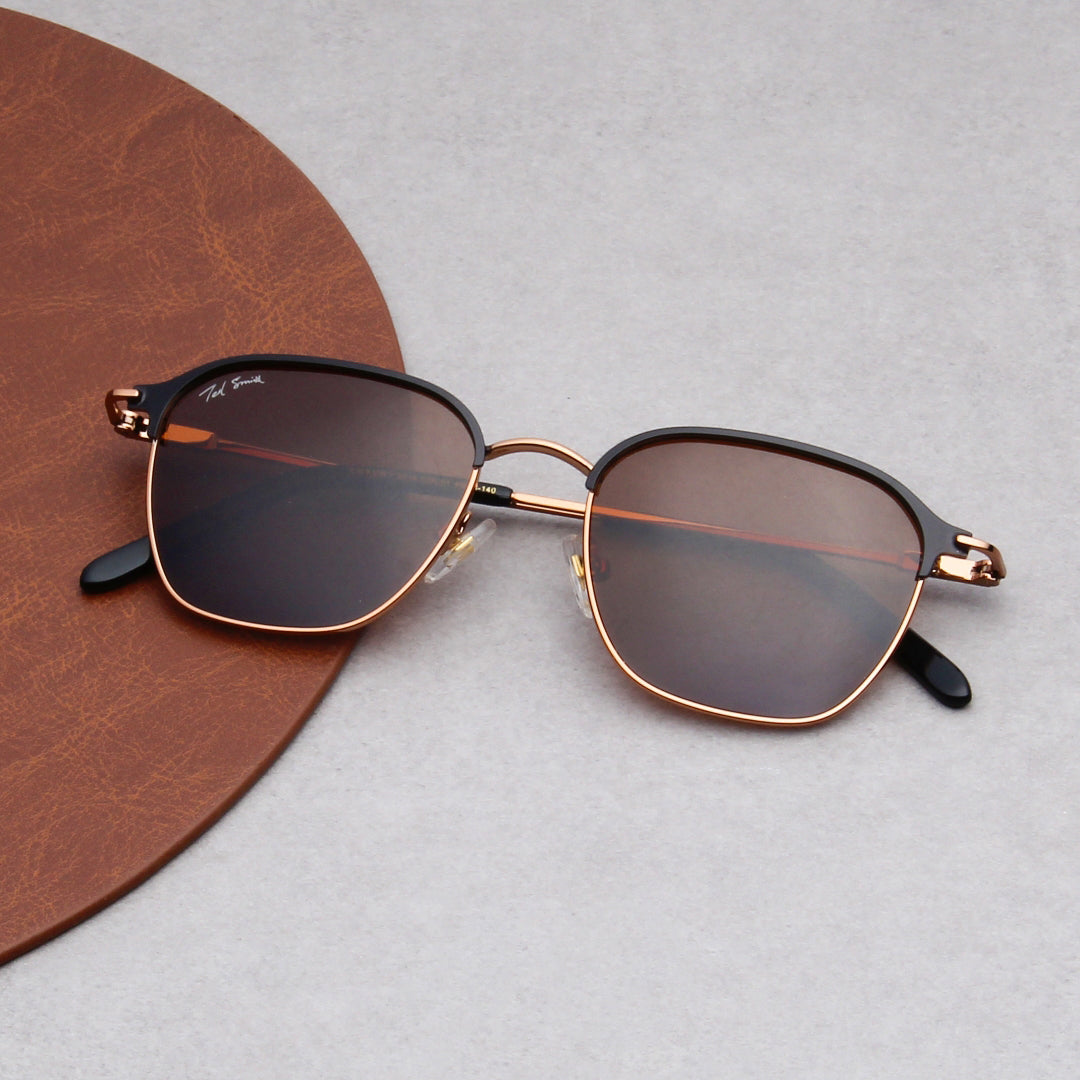 SUN-ELIA | CLUBMASTER FULL RIM SUNGLASSES IN METAL (IN 4 COLOURS)