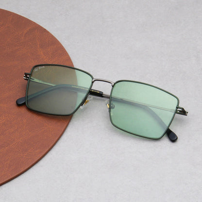 SUN-NOEL | RECTANGLE FULL RIM SUNGLASSES IN METAL (IN 4 COLOURS)