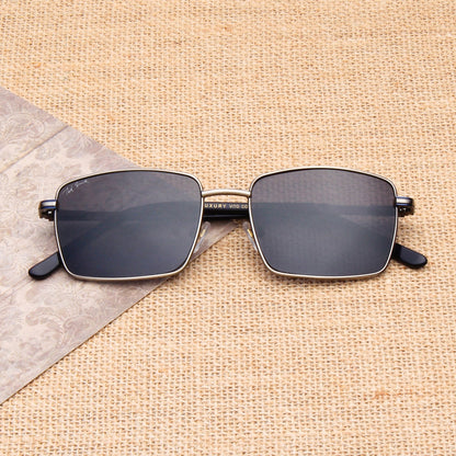 SUN-VITO 2.0 | RECTANGLE FULL RIM SUNGLASSES IN METAL (IN 4 COLOURS)
