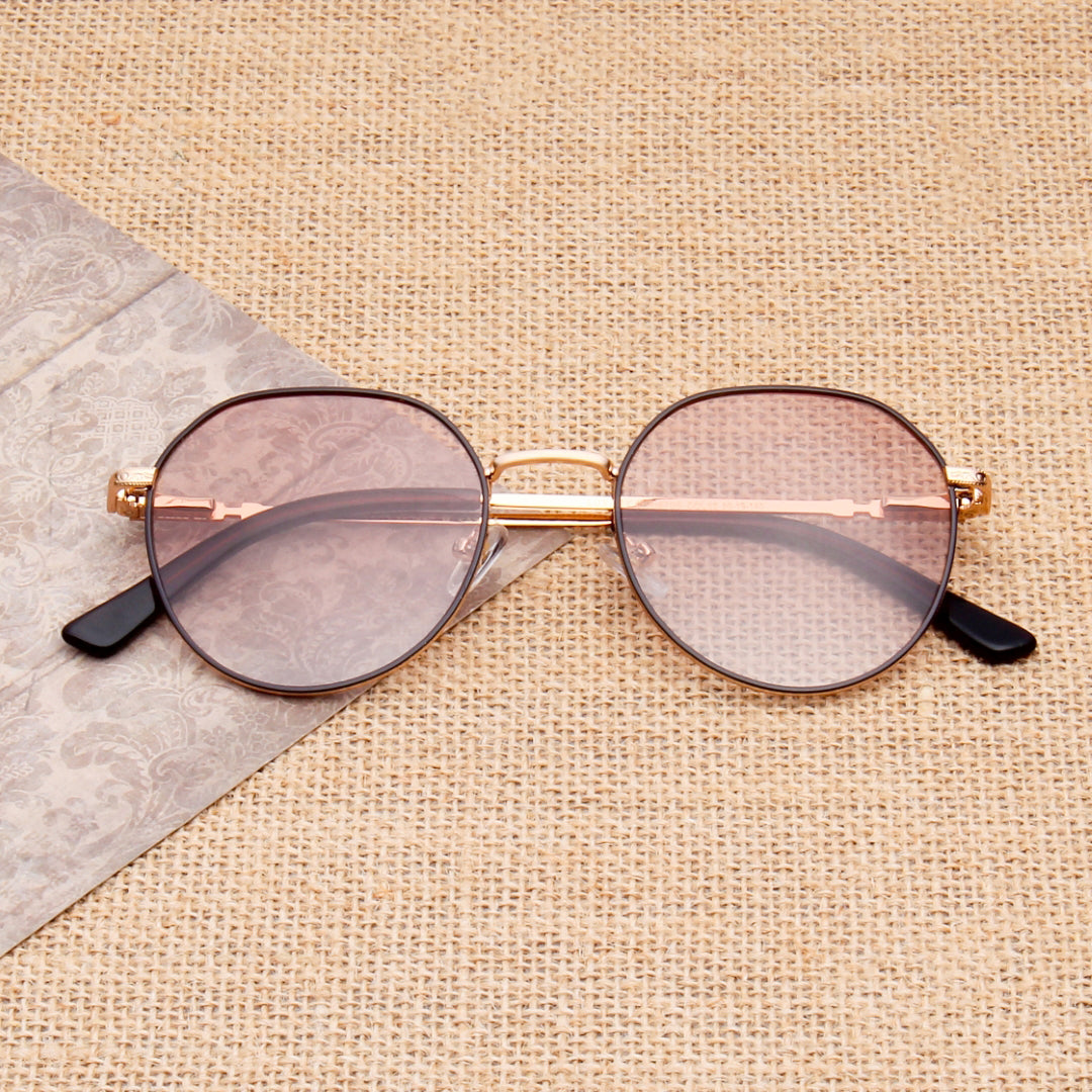 SUN-CHRISTOS | ROUND FULL RIM SUNGLASSES IN METAL (IN 4 COLOURS)