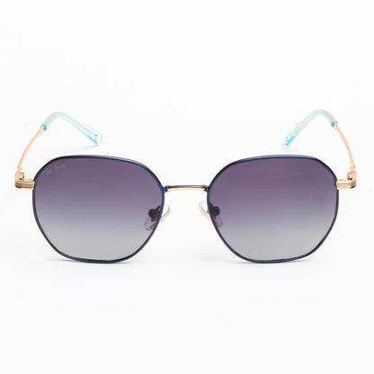 SUN-IVO | HEXAGON FULL RIM SUNGLASSES IN METAL (IN 4 COLOURS)