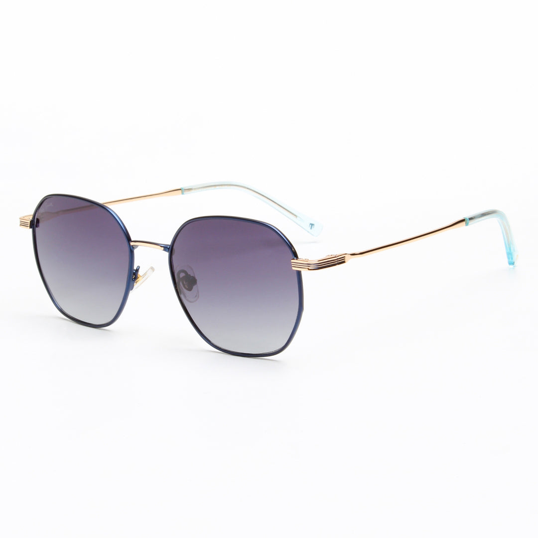 SUN-IVO | HEXAGON FULL RIM SUNGLASSES IN METAL (IN 4 COLOURS)