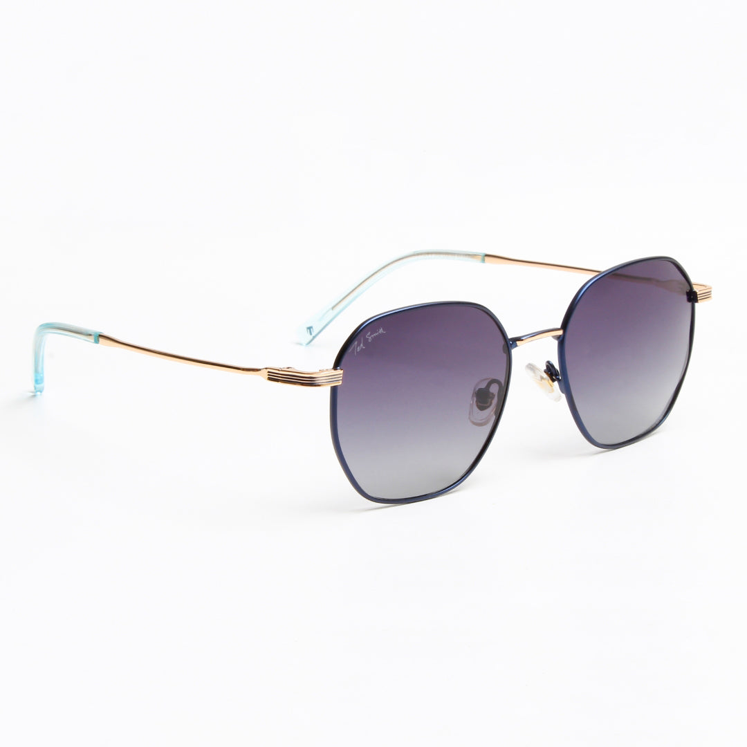 SUN-IVO | HEXAGON FULL RIM SUNGLASSES IN METAL (IN 4 COLOURS)