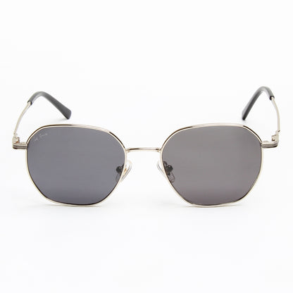 SUN-IVO | HEXAGON FULL RIM SUNGLASSES IN METAL (IN 4 COLOURS)