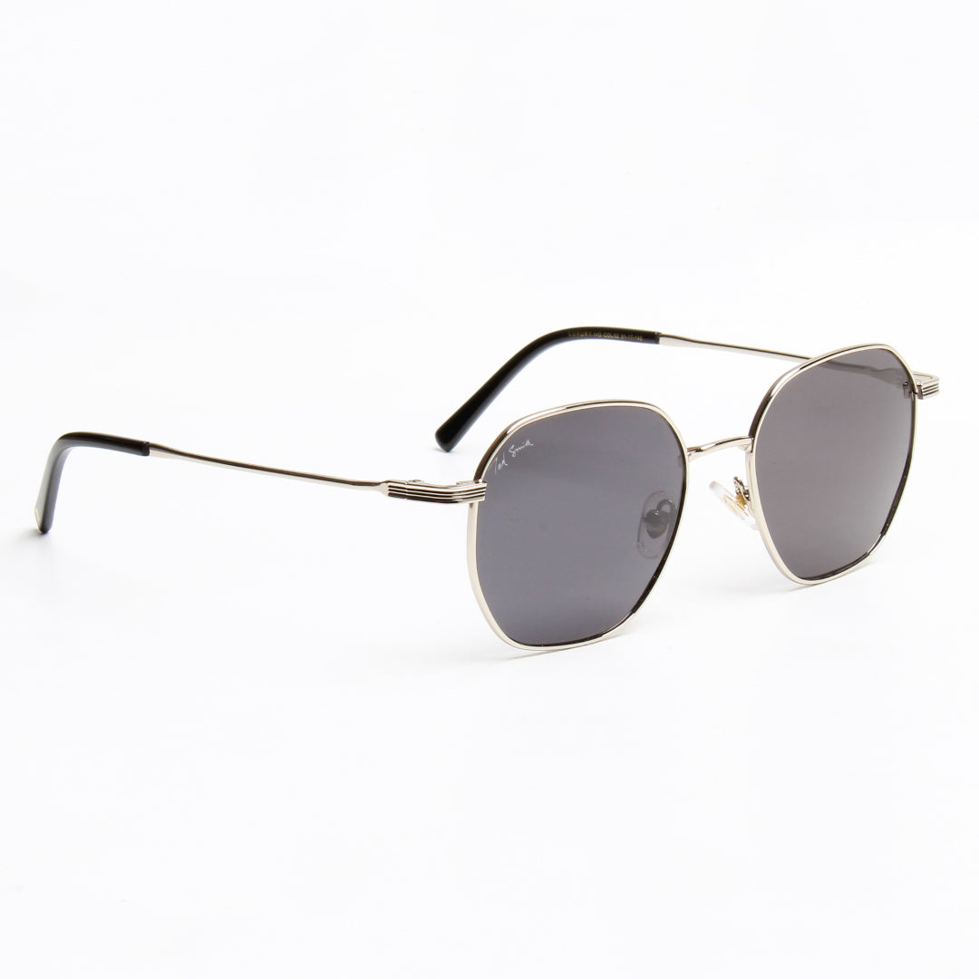 SUN-IVO | HEXAGON FULL RIM SUNGLASSES IN METAL (IN 4 COLOURS)