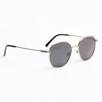 SUN-IVO | HEXAGON FULL RIM SUNGLASSES IN METAL (IN 4 COLOURS)