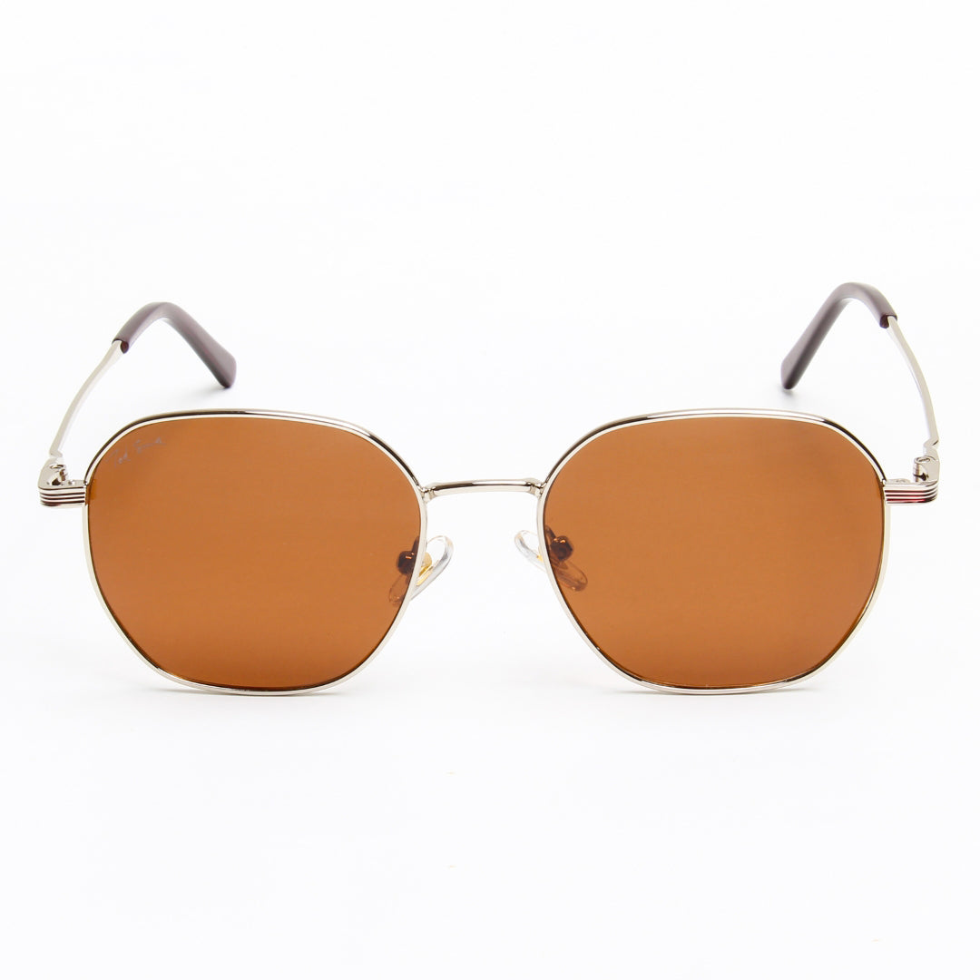 SUN-IVO | HEXAGON FULL RIM SUNGLASSES IN METAL (IN 4 COLOURS)