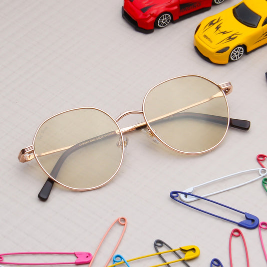 SUN-NAEL | ROUND FULL RIM SUNGLASSES IN METAL (IN 4 COLOURS)