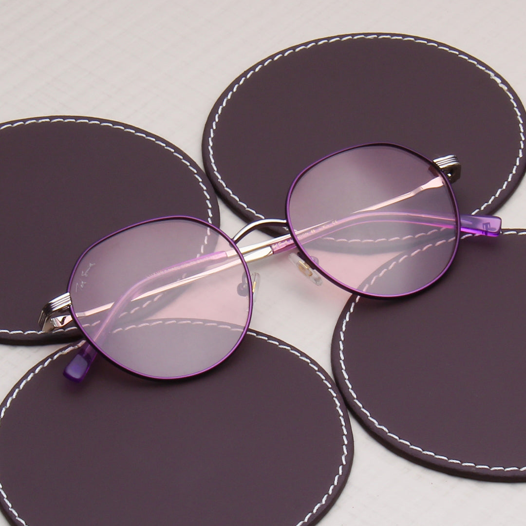 SUN-NAEL | ROUND FULL RIM SUNGLASSES IN METAL (IN 4 COLOURS)