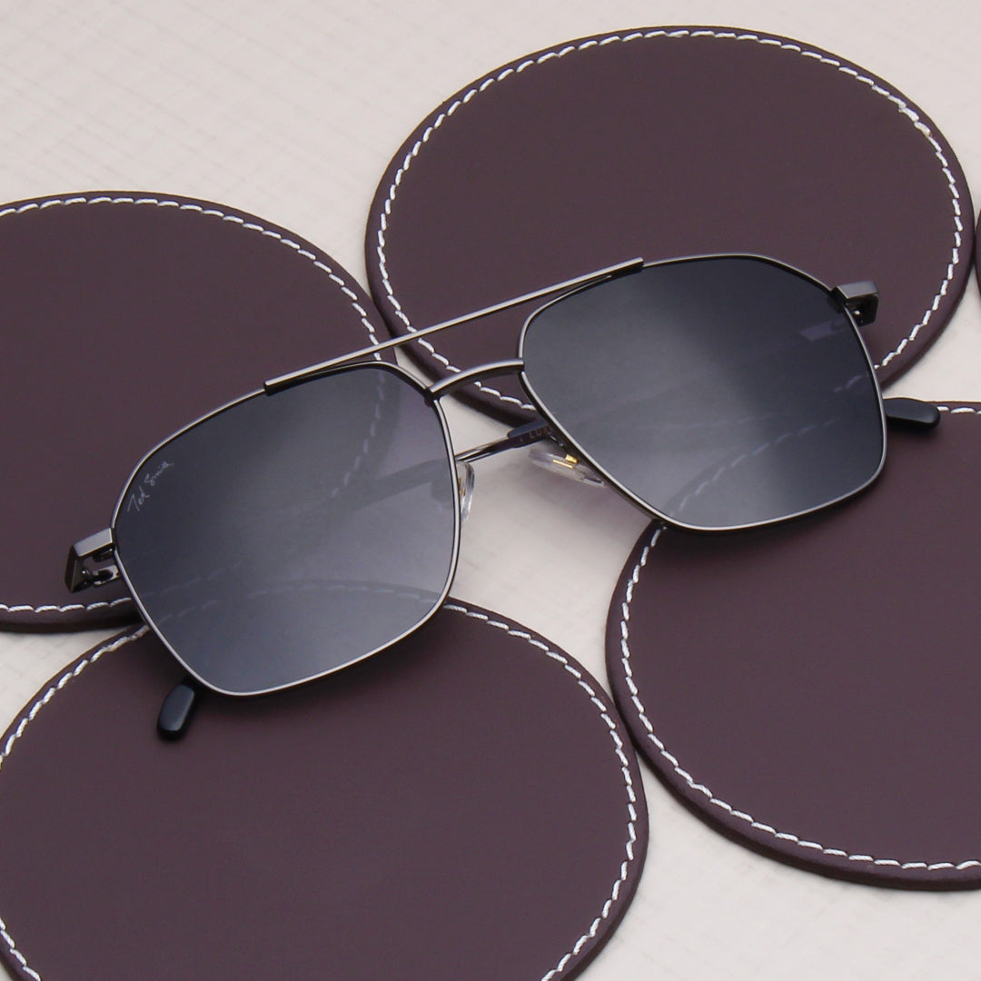 SUN-JULES | AVIATOR FULL RIM SUNGLASSES IN METAL (IN 4 COLOURS)