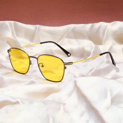 SUN-THINRAY 2 | SQUARE FULL RIM SUNGLASSES IN METAL (IN 4 COLOURS)