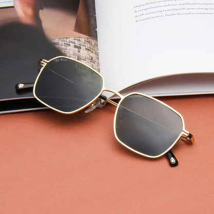 SUN-THINRAY 1 | SQUARE FULL RIM SUNGLASSES IN METAL (IN 4 COLOURS)
