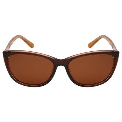 SUN-TOO JULIA UNISEX CAT-EYE ACETATE SUNGLASSES WITH POLARIZED LENS