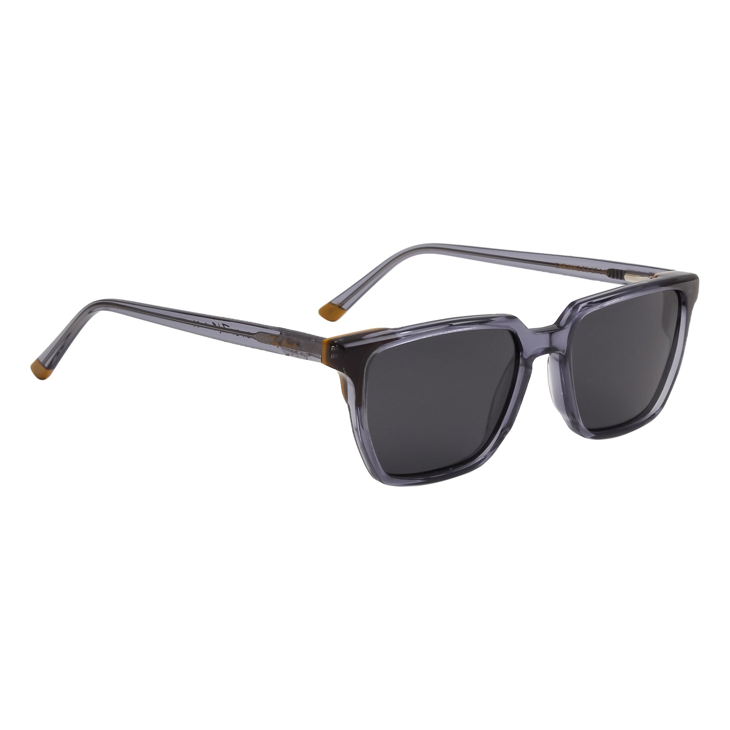 SUN-CARVAN2 UNISEX SQUARE ACETATE SUNGLASSES WITH POLARIZED LENS (IN 5 COLORS)