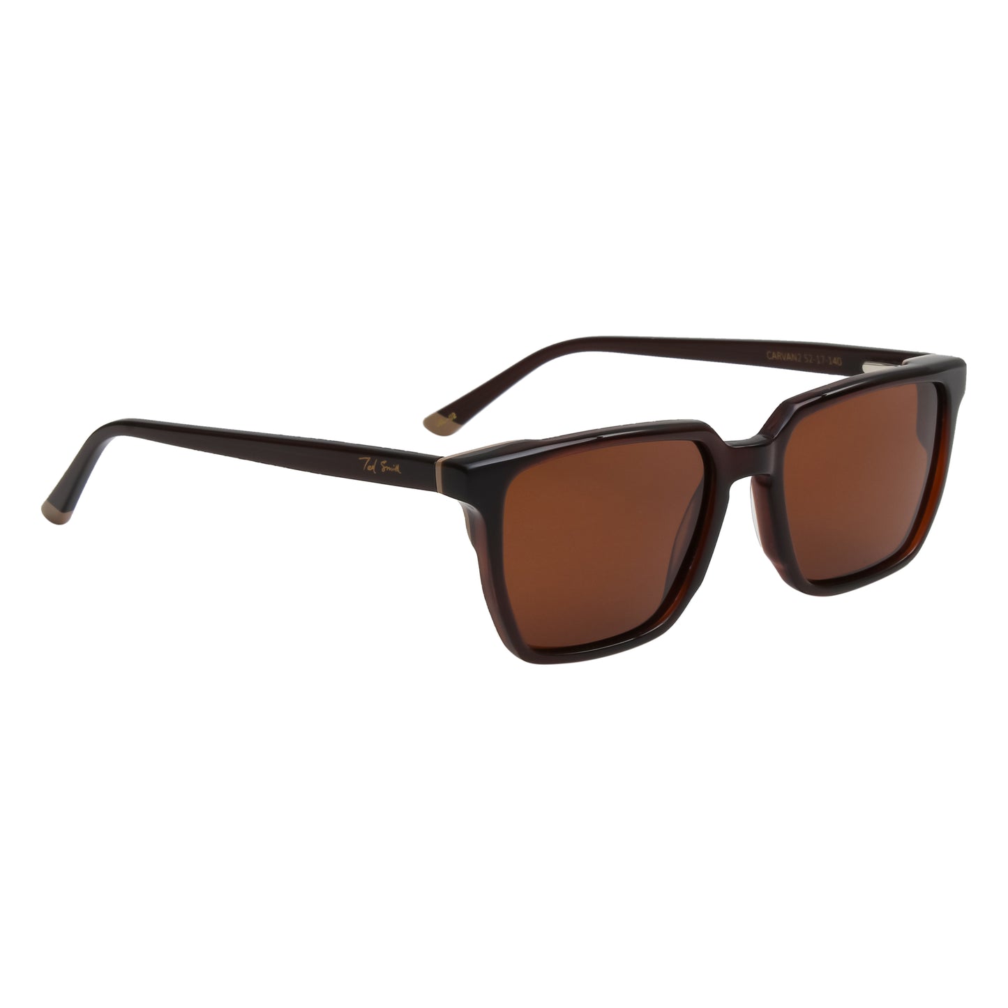 SUN-CARVAN2 UNISEX SQUARE ACETATE SUNGLASSES WITH POLARIZED LENS (IN 5 COLORS)