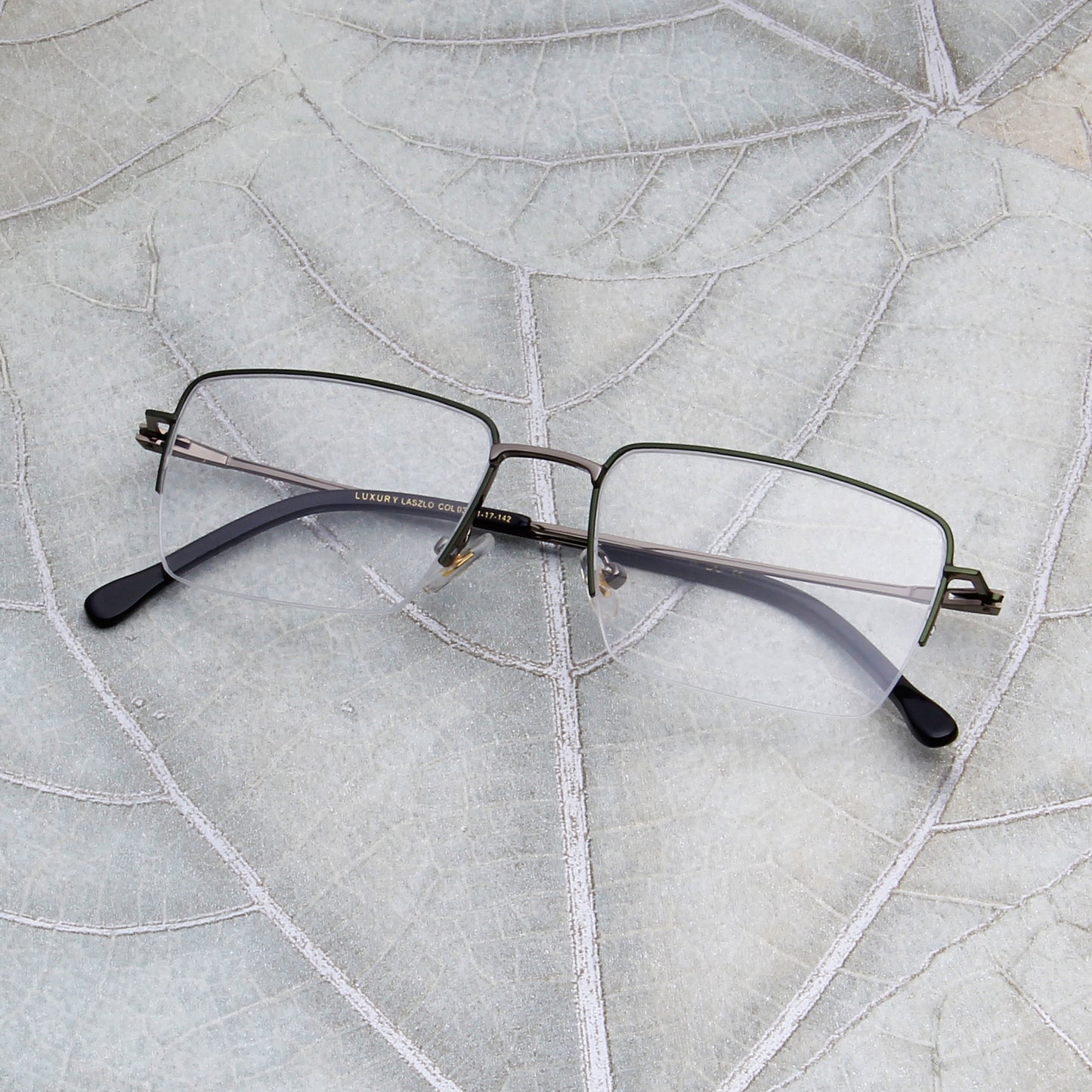 LASZLO | UNISEX RECTANGLE LUXURY FRAMES (IN 4 COLORS)