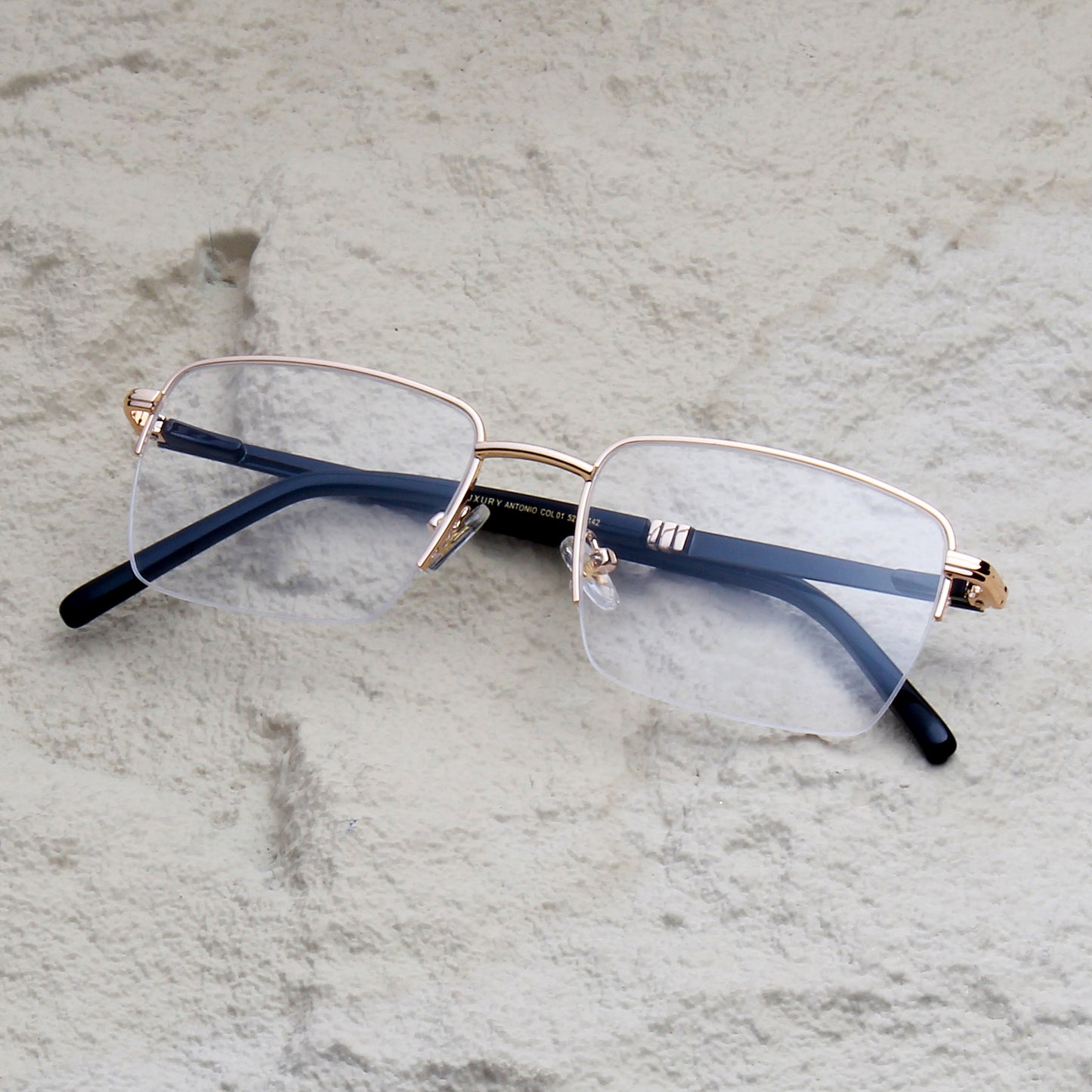ANTONIO | UNISEX RECTANGLE LUXURY FRAMES (IN 4 COLORS)