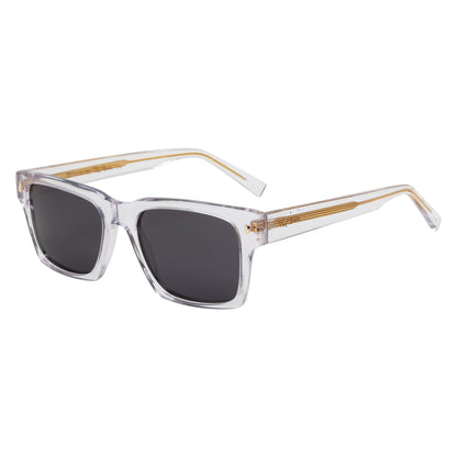 SUN-GRAHAM1 UNISEX WAYFARER ACETATE SUNGLASSES WITH POLARIZED LENS (IN 6 COLORS)