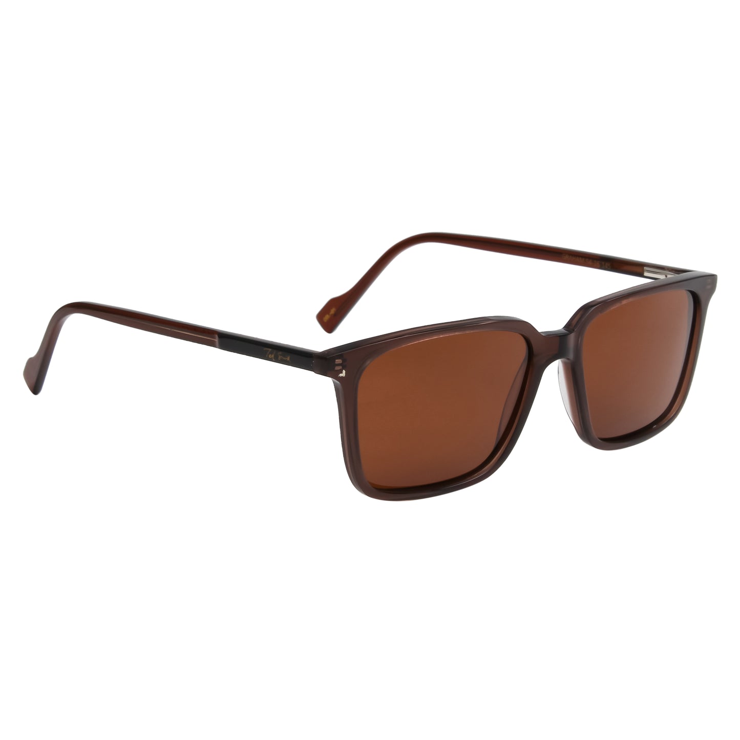 SUN-GRAHAM UNISEX SQUARE ACETATE SUNGLASSES WITH POLARIZED LENS (IN 6 COLORS)