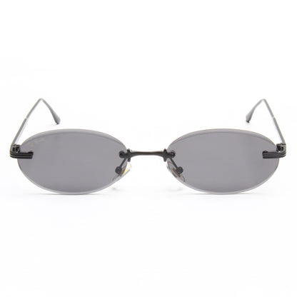 STARLIGHT | OVAL RIMLESS METAL SUNGLASSES (IN 3 COLOURS)