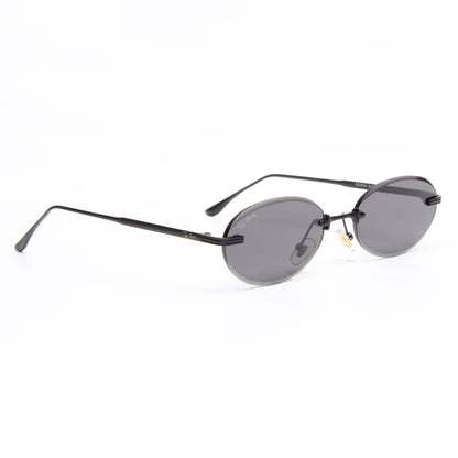 STARLIGHT | OVAL RIMLESS METAL SUNGLASSES (IN 3 COLOURS)