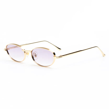 BLUNT | OVAL FULL RIM METAL SUNGLASSES (IN 4 COLOURS)