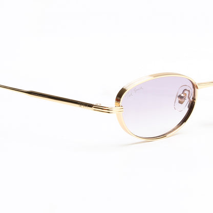 BLUNT | OVAL FULL RIM METAL SUNGLASSES (IN 4 COLOURS)