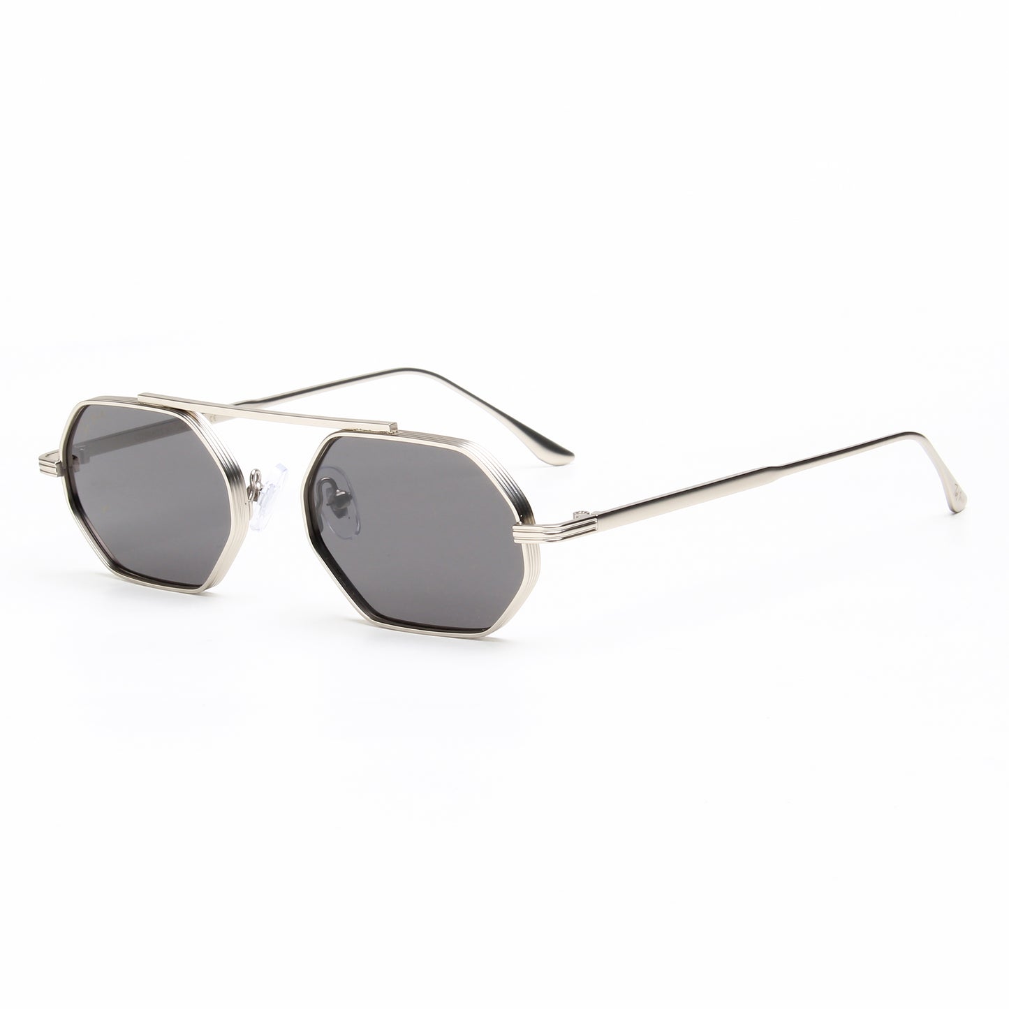 COSMOS | OCTAGON FULL RIM METAL SUNGLASSES (IN 4 COLOURS)