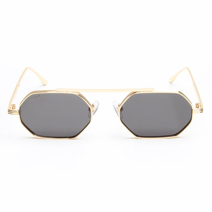 COSMOS | OCTAGON FULL RIM METAL SUNGLASSES (IN 4 COLOURS)