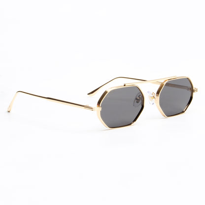 COSMOS | OCTAGON FULL RIM METAL SUNGLASSES (IN 4 COLOURS)