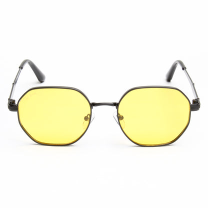 VERTEX | HEXAGON FULL RIM METAL SUNGLASSES (IN 3 COLOURS)