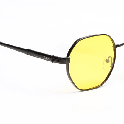 VERTEX | HEXAGON FULL RIM METAL SUNGLASSES (IN 3 COLOURS)