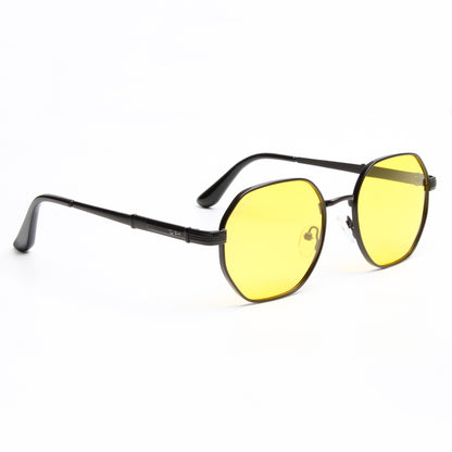 VERTEX | HEXAGON FULL RIM METAL SUNGLASSES (IN 3 COLOURS)