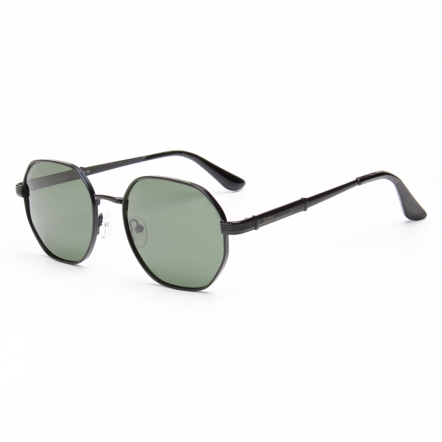 VERTEX | HEXAGON FULL RIM METAL SUNGLASSES (IN 3 COLOURS)