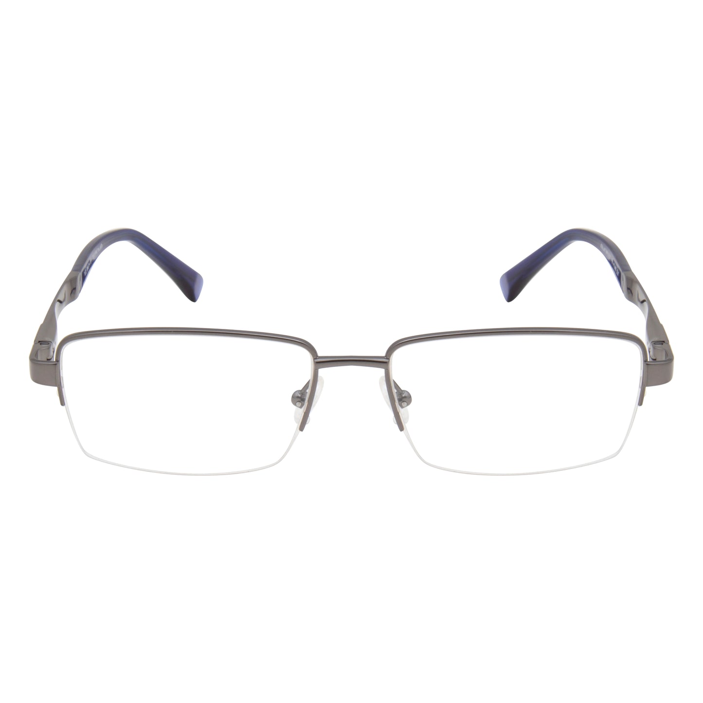 HALF JACKET TITANIUM RECTANGLE COMPUTER GLASSES (IN 3 COLORS)