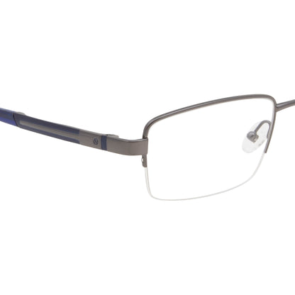 HALF JACKET TITANIUM RECTANGLE COMPUTER GLASSES (IN 3 COLORS)