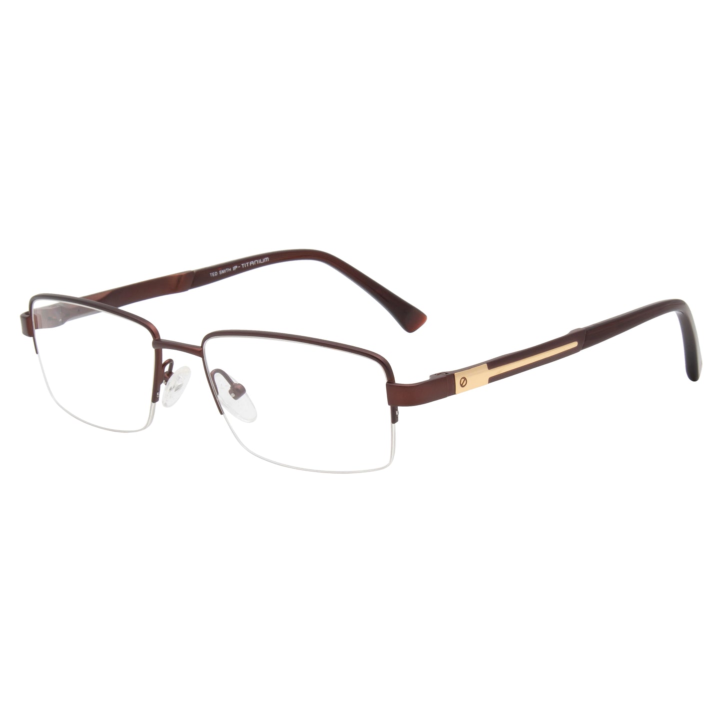 HALF JACKET TITANIUM RECTANGLE COMPUTER GLASSES (IN 3 COLORS)