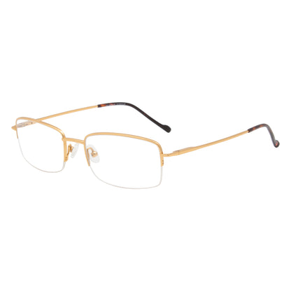 HALF JACKET 2 TITANIUM RECTANGLE COMPUTER GLASSES (IN 2 COLORS)