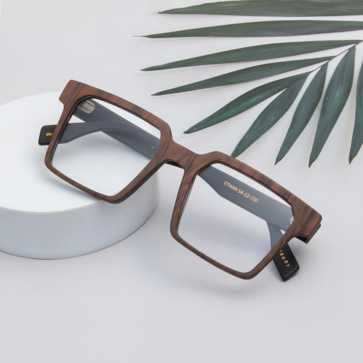 ETHAN UNISEX SQUARE ACETATE COMPUTER GLASSES (IN 5 COLORS)