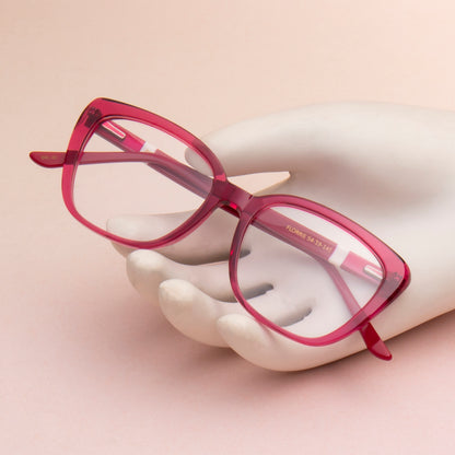 FLORRIE WOMEN CAT-EYE ACETATE COMPUTER GLASSES (IN 6 COLORS)