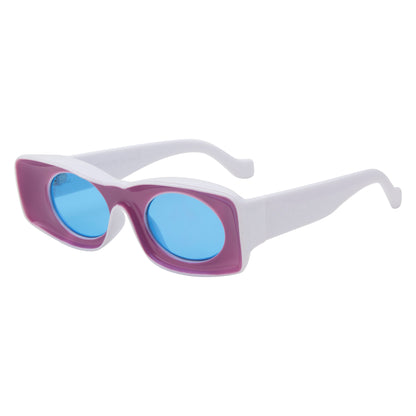 BOLD RECTANGLE RAGE SUNGLASSES (IN 4 COLORS)