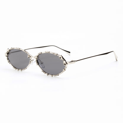 SYNTH | OVAL FULL RIM METAL SUNGLASSES (IN 4 COLOURS)