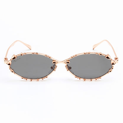SYNTH | OVAL FULL RIM METAL SUNGLASSES (IN 4 COLOURS)