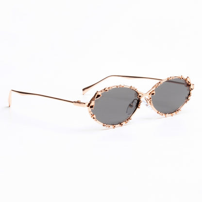 SYNTH | OVAL FULL RIM METAL SUNGLASSES (IN 4 COLOURS)