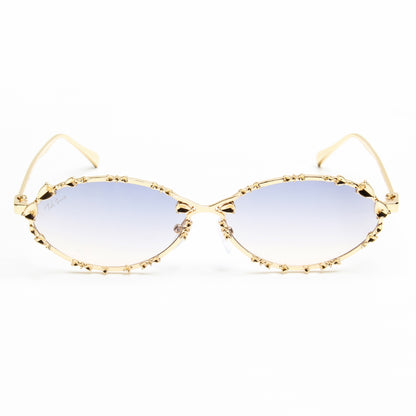 SYNTH | OVAL FULL RIM METAL SUNGLASSES (IN 4 COLOURS)