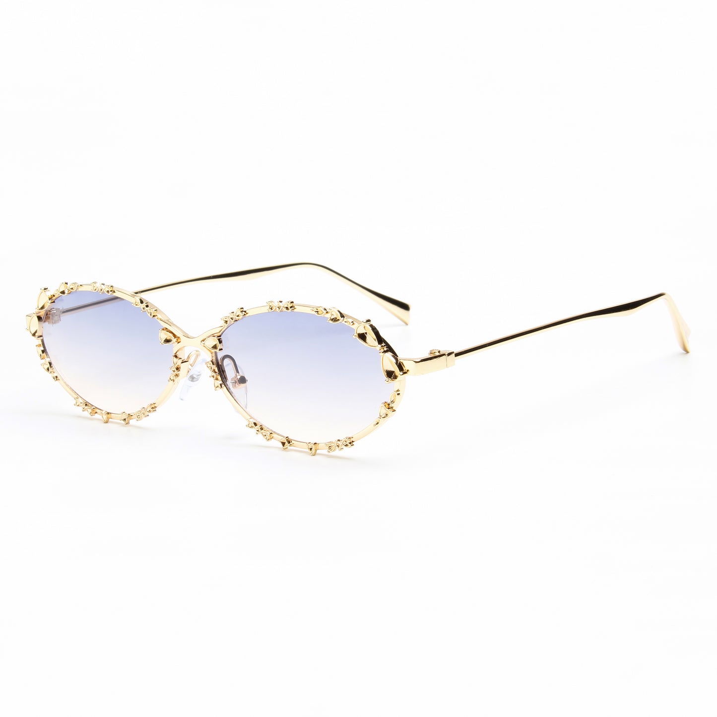 SYNTH | OVAL FULL RIM METAL SUNGLASSES (IN 4 COLOURS)