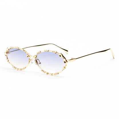 SYNTH | OVAL FULL RIM METAL SUNGLASSES (IN 4 COLOURS)