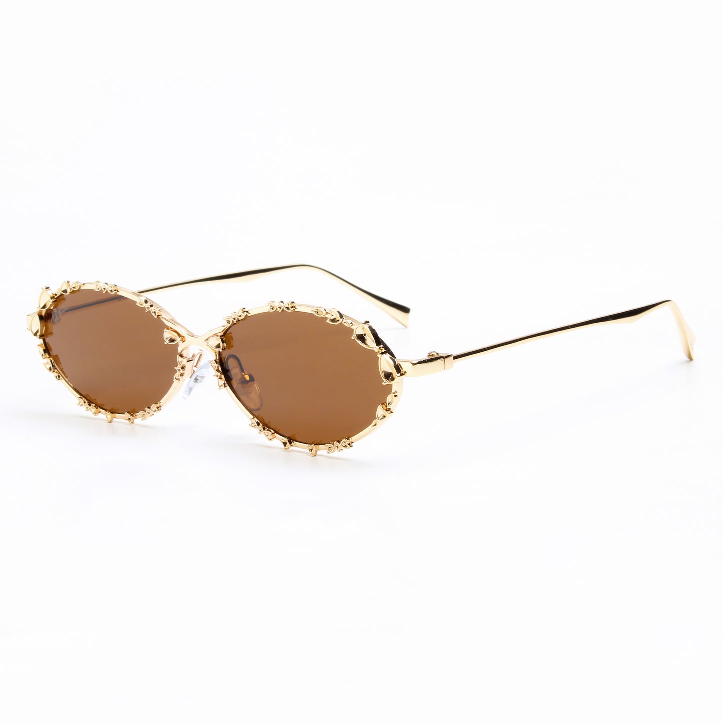 SYNTH | OVAL FULL RIM METAL SUNGLASSES (IN 4 COLOURS)