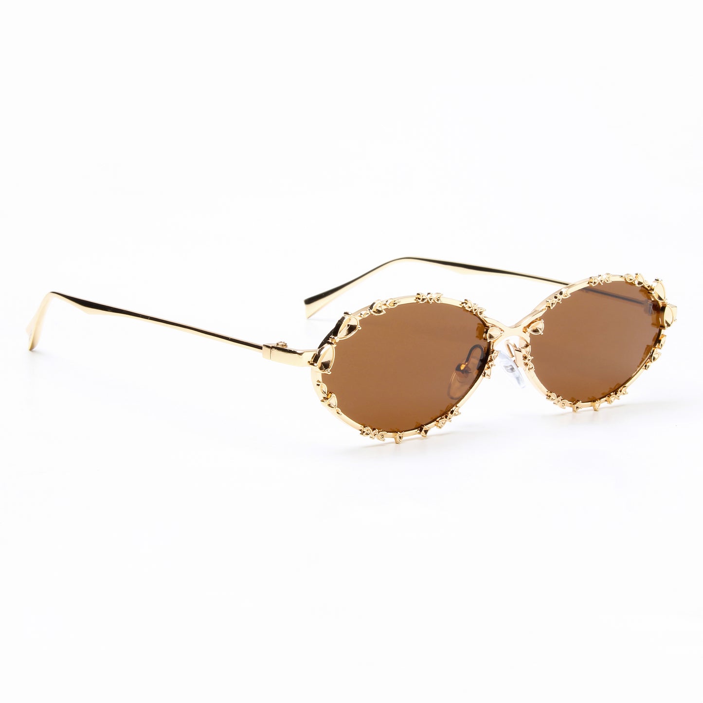 SYNTH | OVAL FULL RIM METAL SUNGLASSES (IN 4 COLOURS)